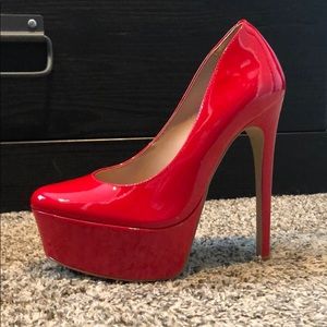 Steve Madden red heels